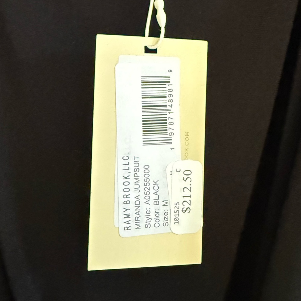 Ramy Brook Black Wide-Leg Jumpsuit - Picture 5 of 11